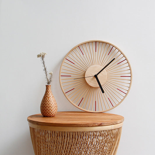 LYXEN ZenTime – Japanese Wood Wall Clock