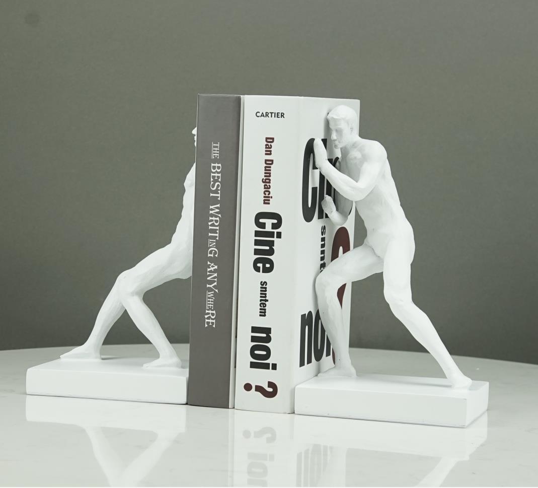 Lyxen MonoEdge – Modern Character Resin Bookend