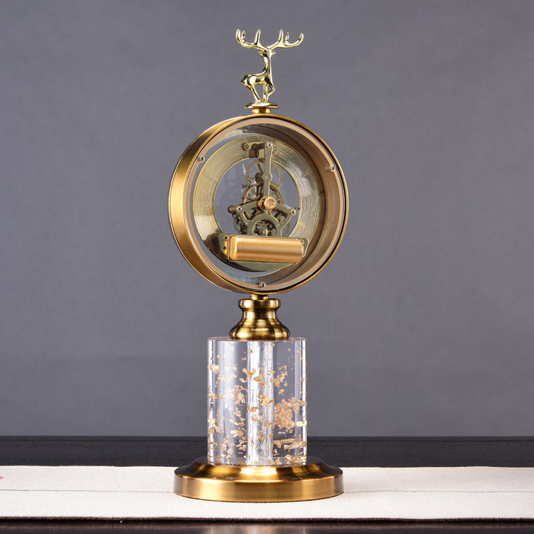 LYXEN™ Froude Desk Clock – Elegant Circular Accent