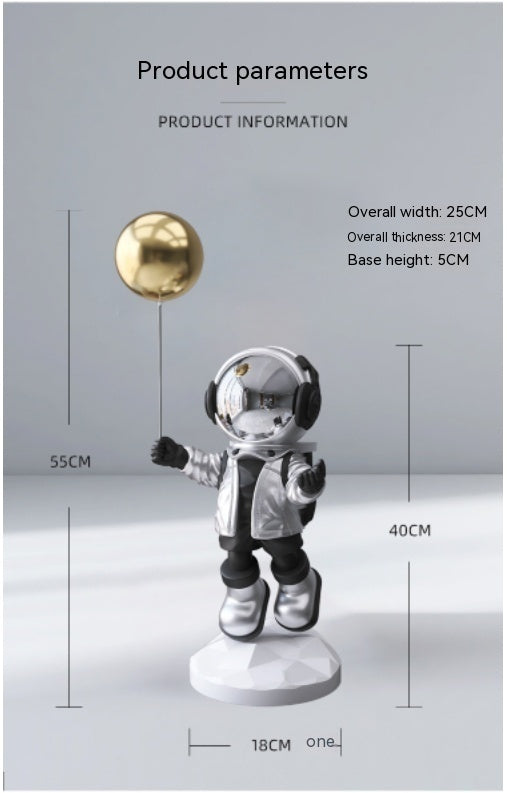 Lyxen SpaceTrip Series – Light Luxury Astronaut Sculptures