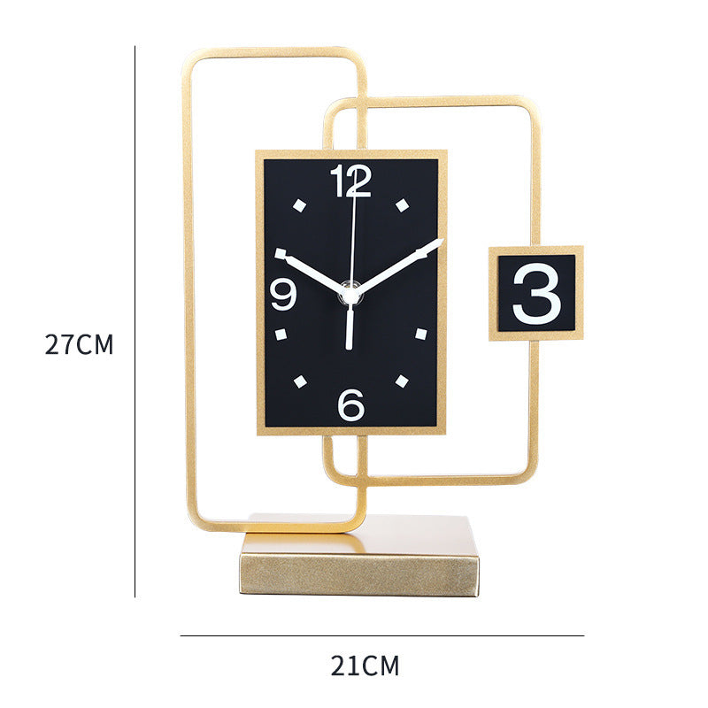 LYXEN™ LuxeDesk Clock – Modern Simplicity in Motion