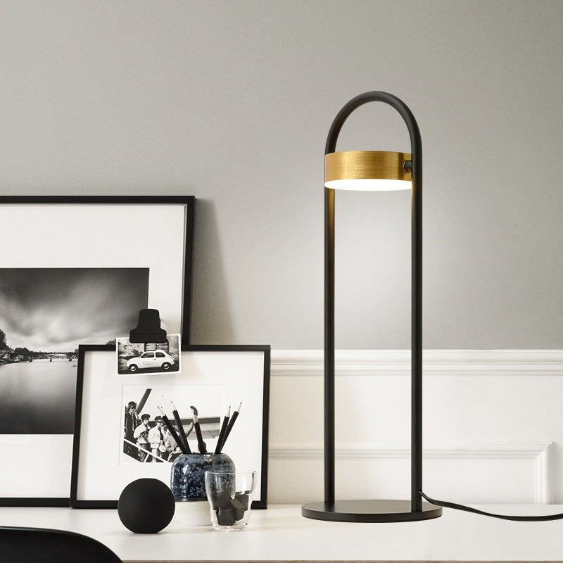 LYXEN™ Luno – Nordic Frosted Glass Table Lamp