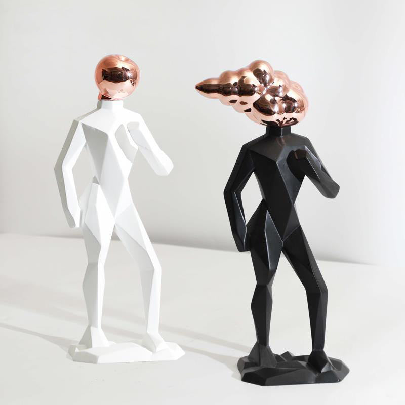 Lyxen Planet Man – Abstract Character Sculpture