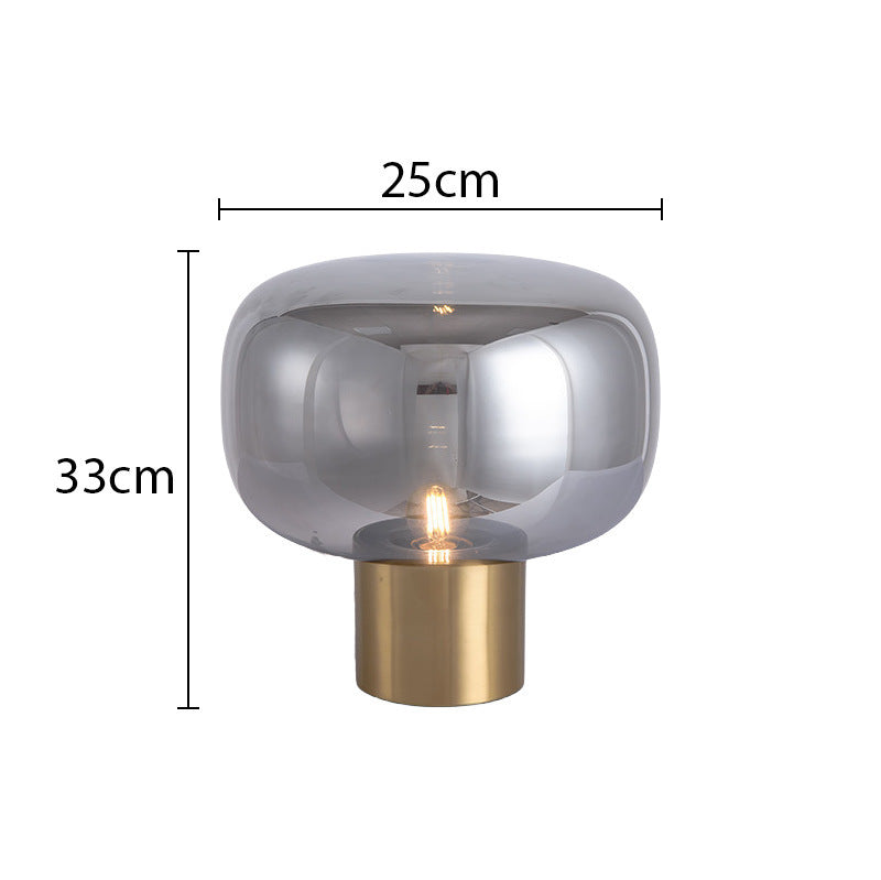 Lyxen GlowForm™ – Modern Decorative Metal Bedside Lamp