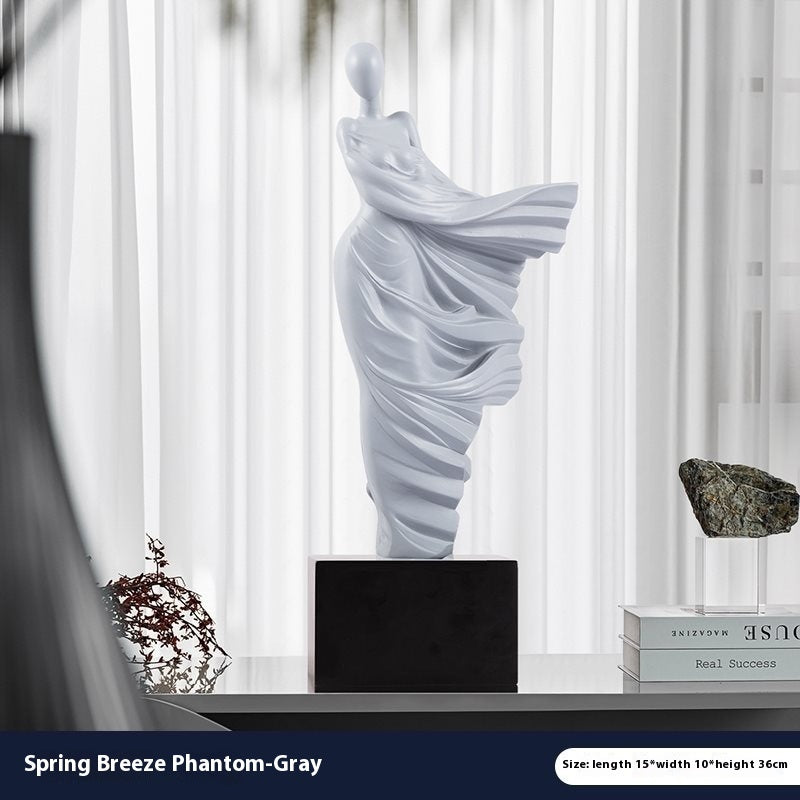 Lyxen™ Celestial Drift – Cloud & Mountain Resin Sculpture