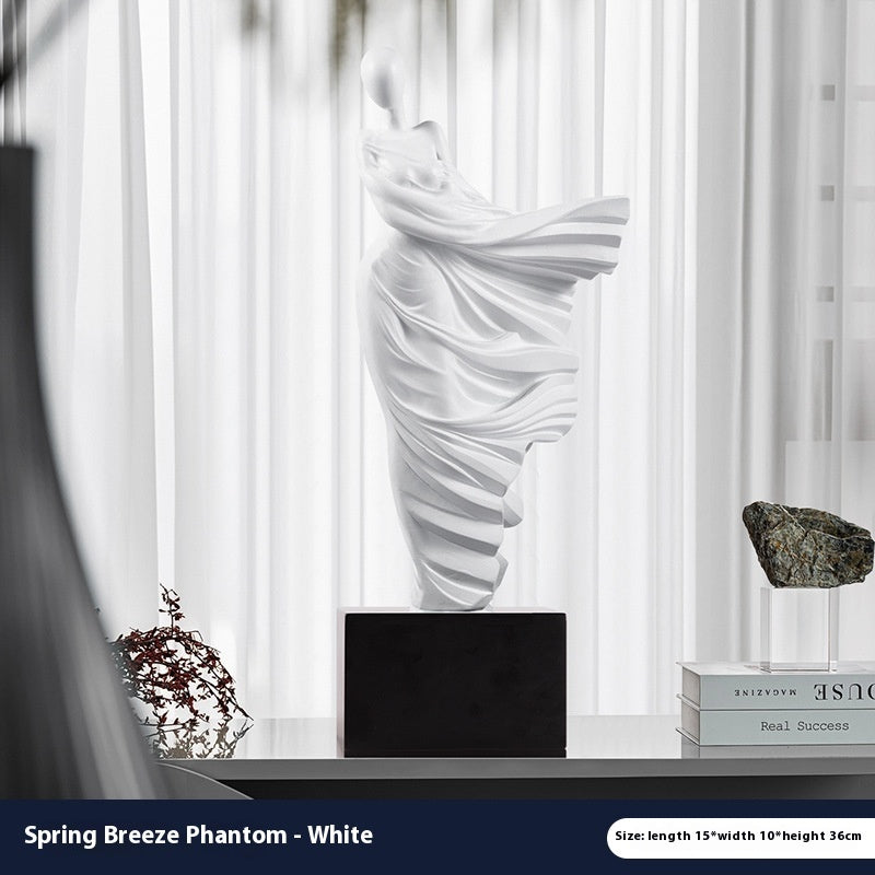 Lyxen™ Celestial Drift – Cloud & Mountain Resin Sculpture