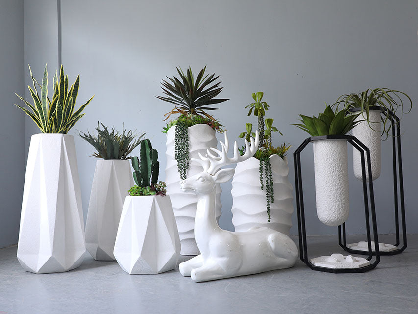 Lyxen™ Verde – Fiberglass Floor Vase Set Success