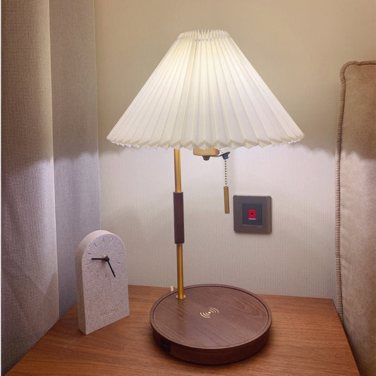 Lyxen LumaCharge™ Nordic Wood Charging Lamp