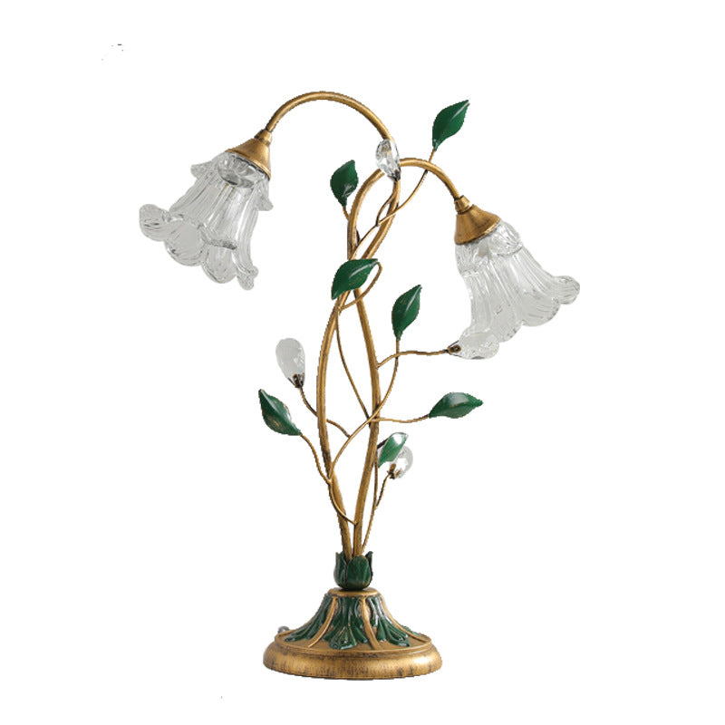 LYXEN™ Bloomcrest – Retro Floral Desk Lamp