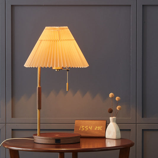 Lyxen LumaCharge™ Nordic Wood Charging Lamp