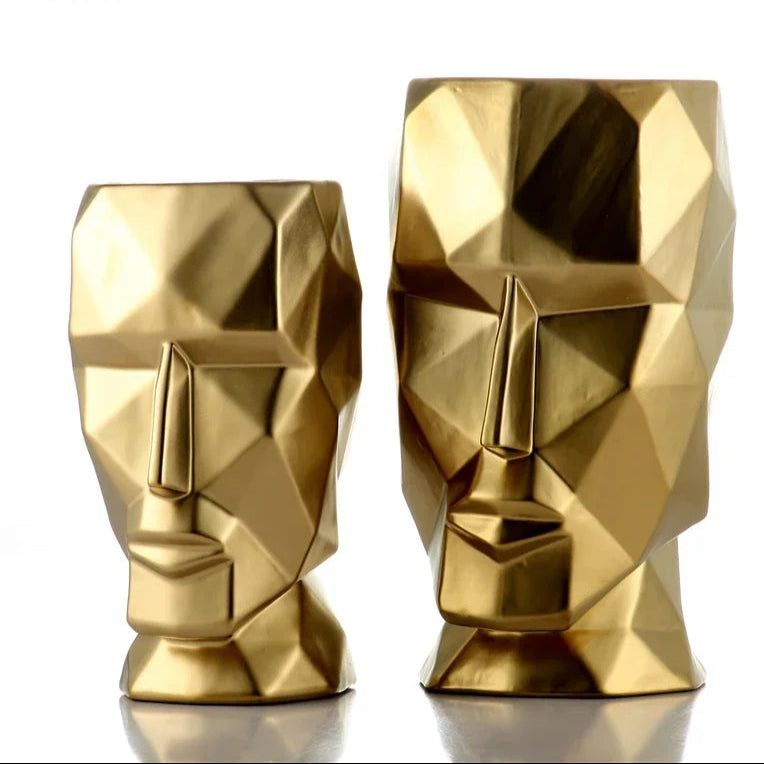 Lyxen™ Silhouette Form – Ceramic & Enamel Sculpture Vase