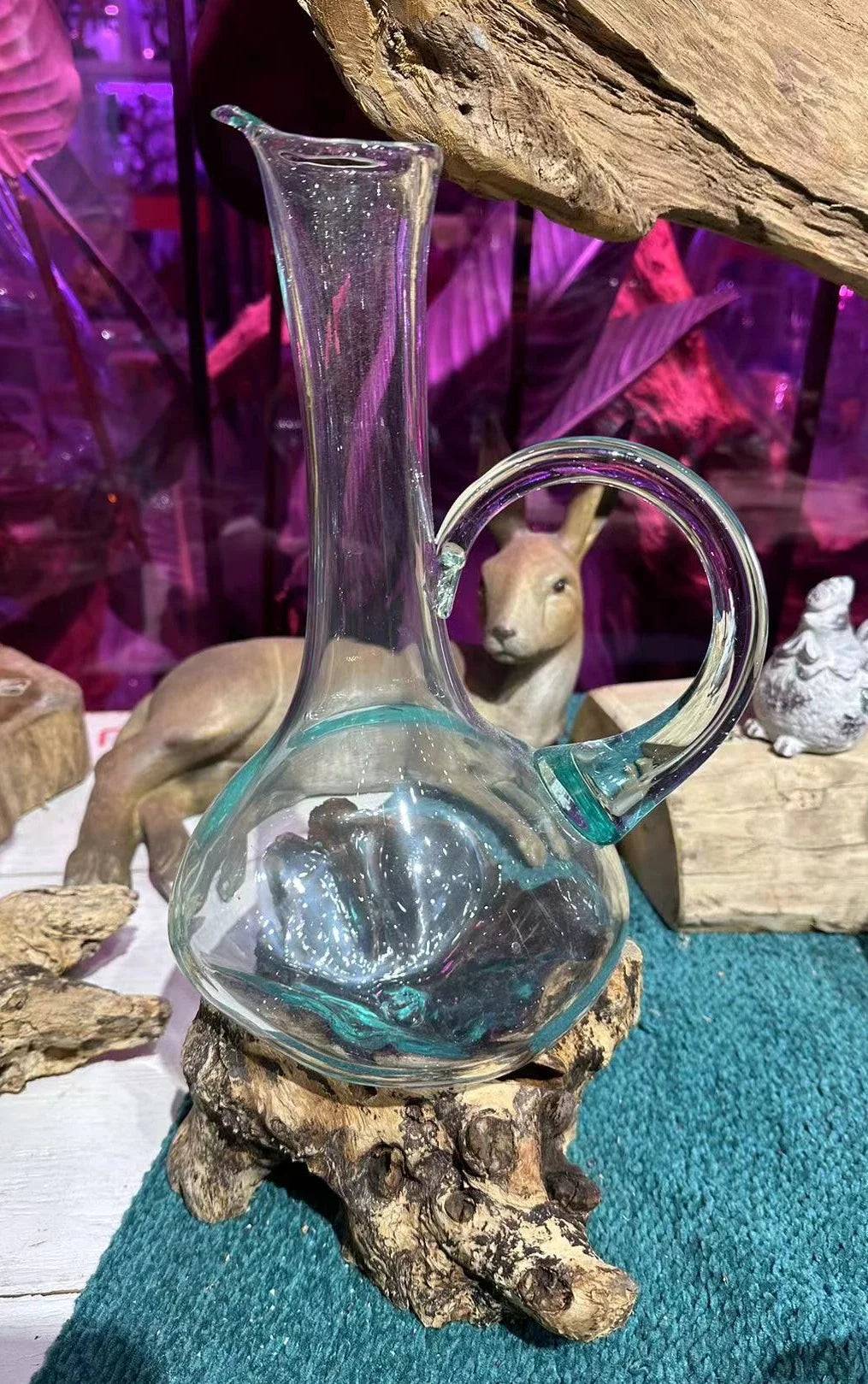 Lyxen™ Arbor Flow – Wooden Hydroponic Vase