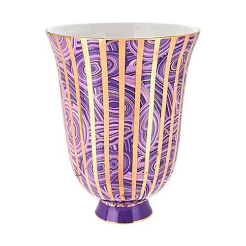 Lyxen™ Solace Crest – European Ceramic Tabletop Vase