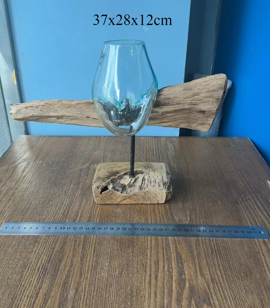 Lyxen™ Arbor Flow – Wooden Hydroponic Vase