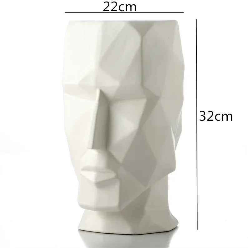 Lyxen™ Silhouette Form – Ceramic & Enamel Sculpture Vase