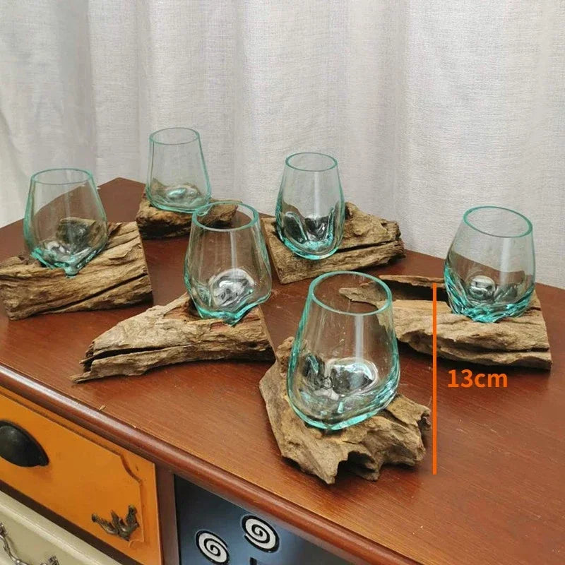 Lyxen™ Arbor Flow – Wooden Hydroponic Vase