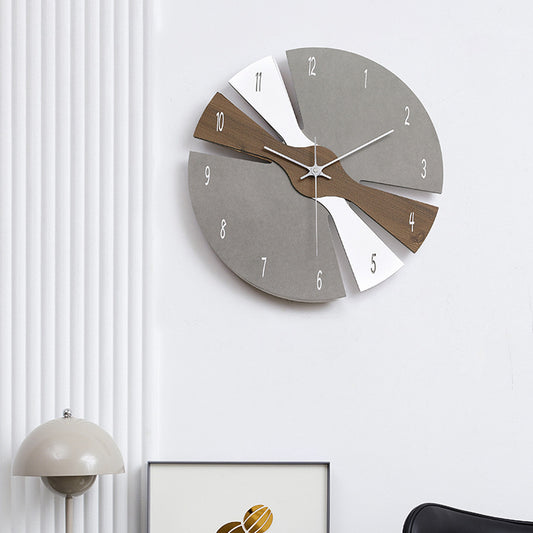 LYXEN™ NordicFlow Silent Wall Clock – Modern Minimalist Elegance