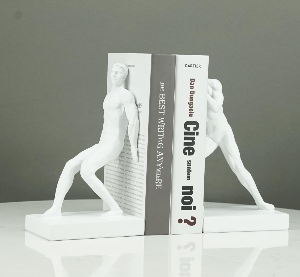 Lyxen MonoEdge – Modern Character Resin Bookend