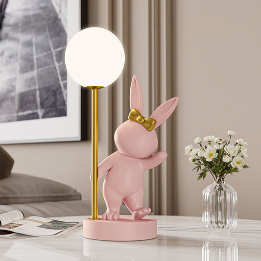LYXEN™ LumiRabbit – Nordic Resin Bedroom Lamp