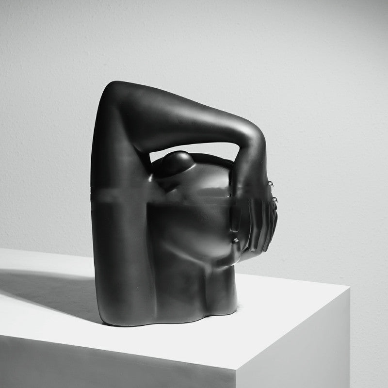 Lyxen™ The Thinker — Modern Abstract Portrait Sculpture