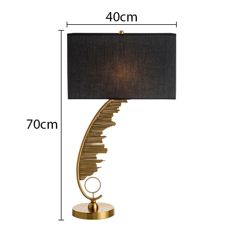Lyxen GlowForm™ – Modern Decorative Metal Bedside Lamp