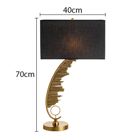 Lyxen GlowForm™ – Modern Decorative Metal Bedside Lamp