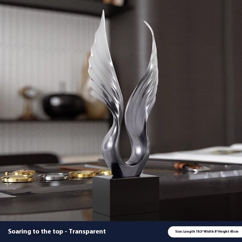 Lyxen™ Celestial Drift – Cloud & Mountain Resin Sculpture