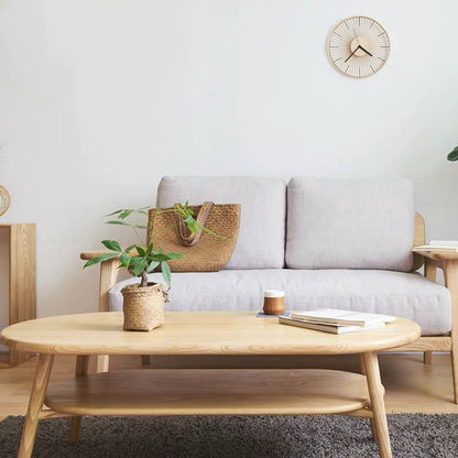 LYXEN ZenTime – Japanese Wood Wall Clock