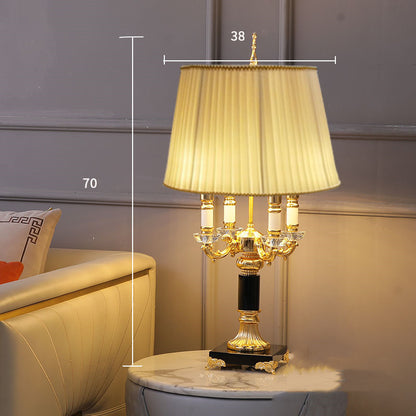 Lyxen Aurelite™ Engraved Alloy Bedside Lamp