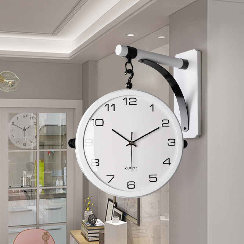 LYXEN™ Regal DualSide Wall Clock – European Luxury Design
