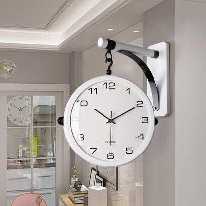 LYXEN™ Regal DualSide Wall Clock – European Luxury Design