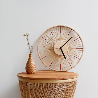 LYXEN ZenTime – Japanese Wood Wall Clock