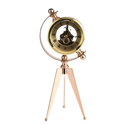LYXEN™ Vintage Pendulum Clock – European Craft Desk Ornament