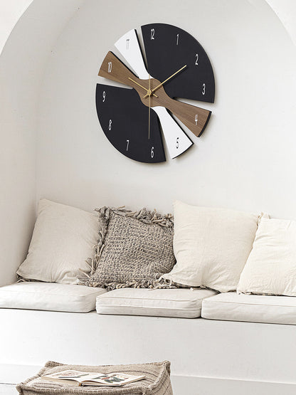LYXEN™ NordicFlow Silent Wall Clock – Modern Minimalist Elegance