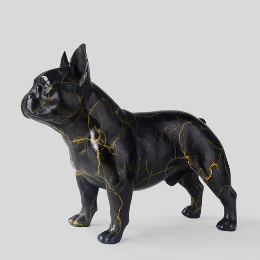 Lyxen™ Bronze Bulldog Sculpture — Modern Guardian Edition