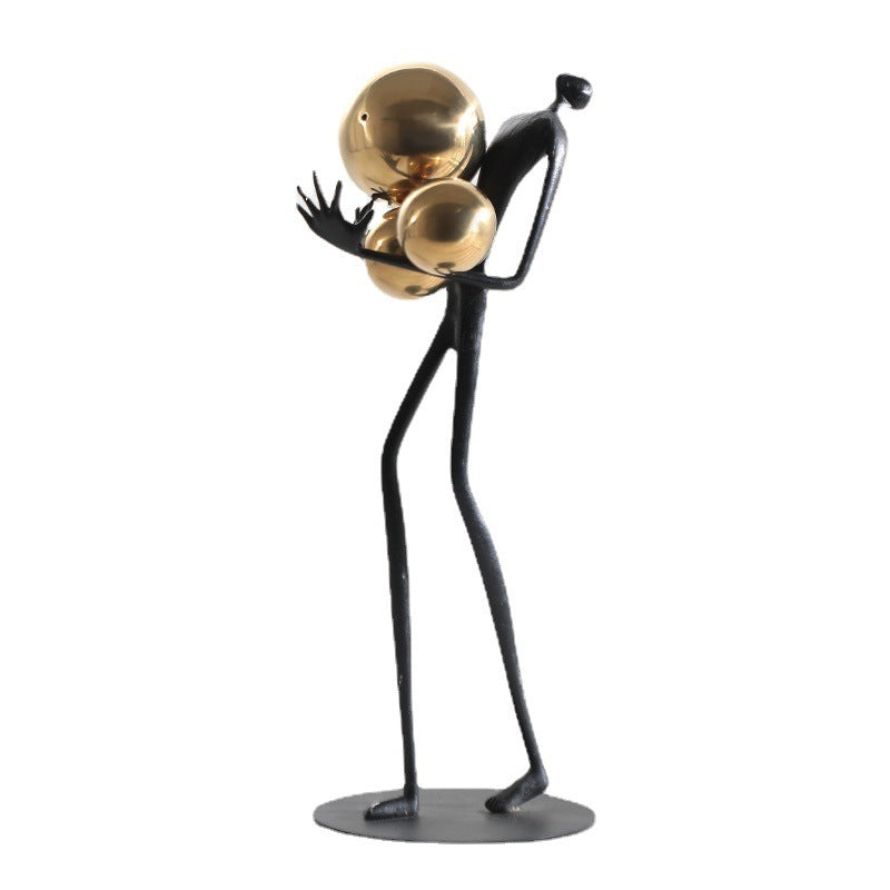 Lyxen™ Alloy Sentinel – Light Luxury Metal Sculpture