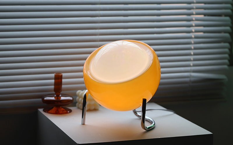 LYXEN™ Planet Glass Lamp – Japanese Bauhaus Edition