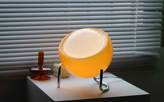 LYXEN™ Planet Glass Lamp – Japanese Bauhaus Edition