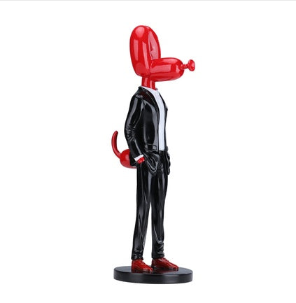 Lyxen™ Balloon Noble – Gentleman Dog Sculpture