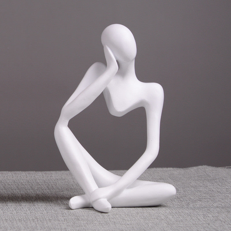 Lyxen Mindform Series – Abstract Thinker Resin Sculptures