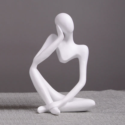 Lyxen Mindform Series – Abstract Thinker Resin Sculptures