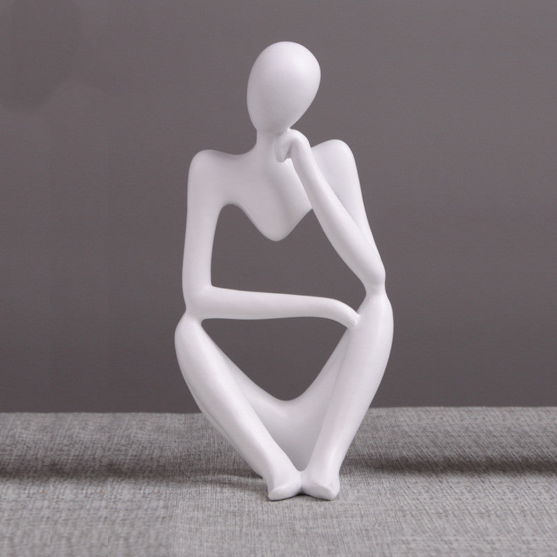 Lyxen Mindform Series – Abstract Thinker Resin Sculptures
