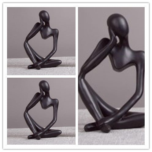 Lyxen Mindform Series – Abstract Thinker Resin Sculptures
