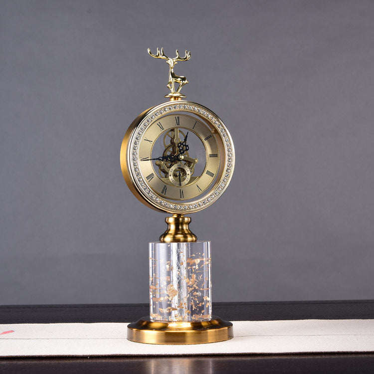 LYXEN™ Froude Desk Clock – Elegant Circular Accent