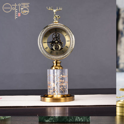 LYXEN™ Froude Desk Clock – Elegant Circular Accent