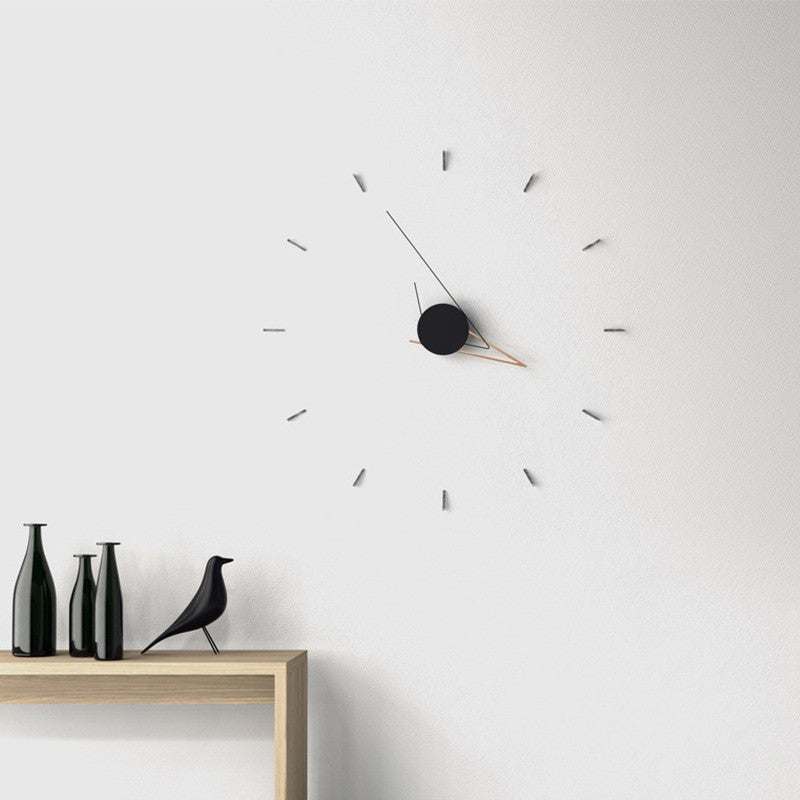 LYXEN™ Silhouette Wall Clock – Modern Nordic Minimalist Art