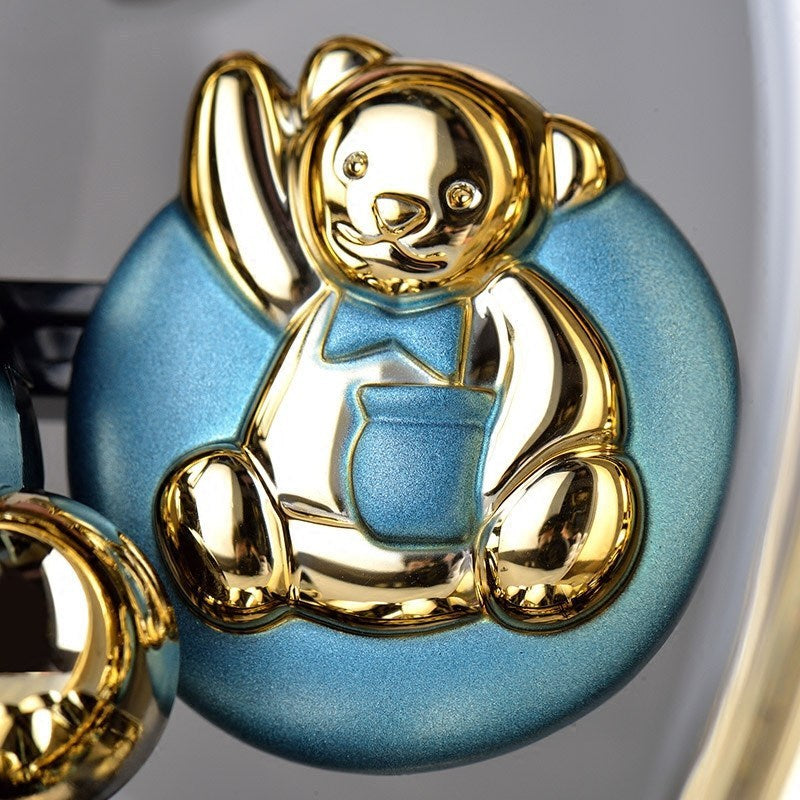 Lyxen LuxePlay™ – European Cartoon Desk Clock | Bedroom & Living Room Ornament