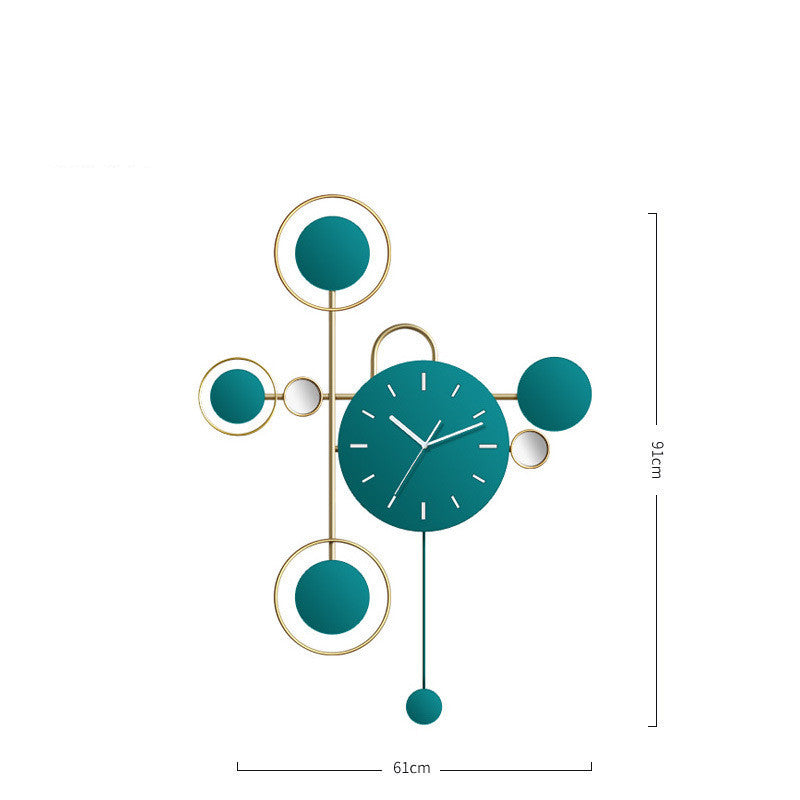 LYXEN™ LuxeWall Deco Clock – Modern Hanging Statement Timepiece