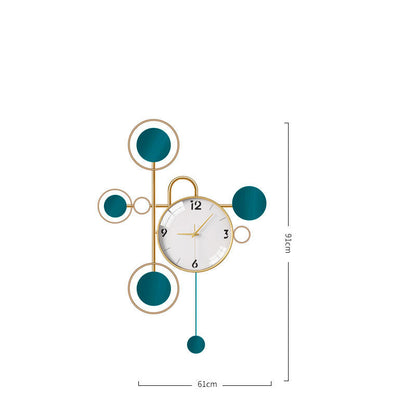 LYXEN™ LuxeWall Deco Clock – Modern Hanging Statement Timepiece