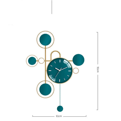 LYXEN™ LuxeWall Deco Clock – Modern Hanging Statement Timepiece